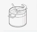 Blanding af frosne produkter — illustration af UNI-MASZ-anvendelseskategorien